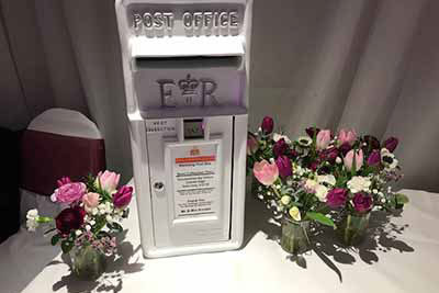 Wedding Post Box Hire At The Doubletree By Hilton Hotel in Cambridge